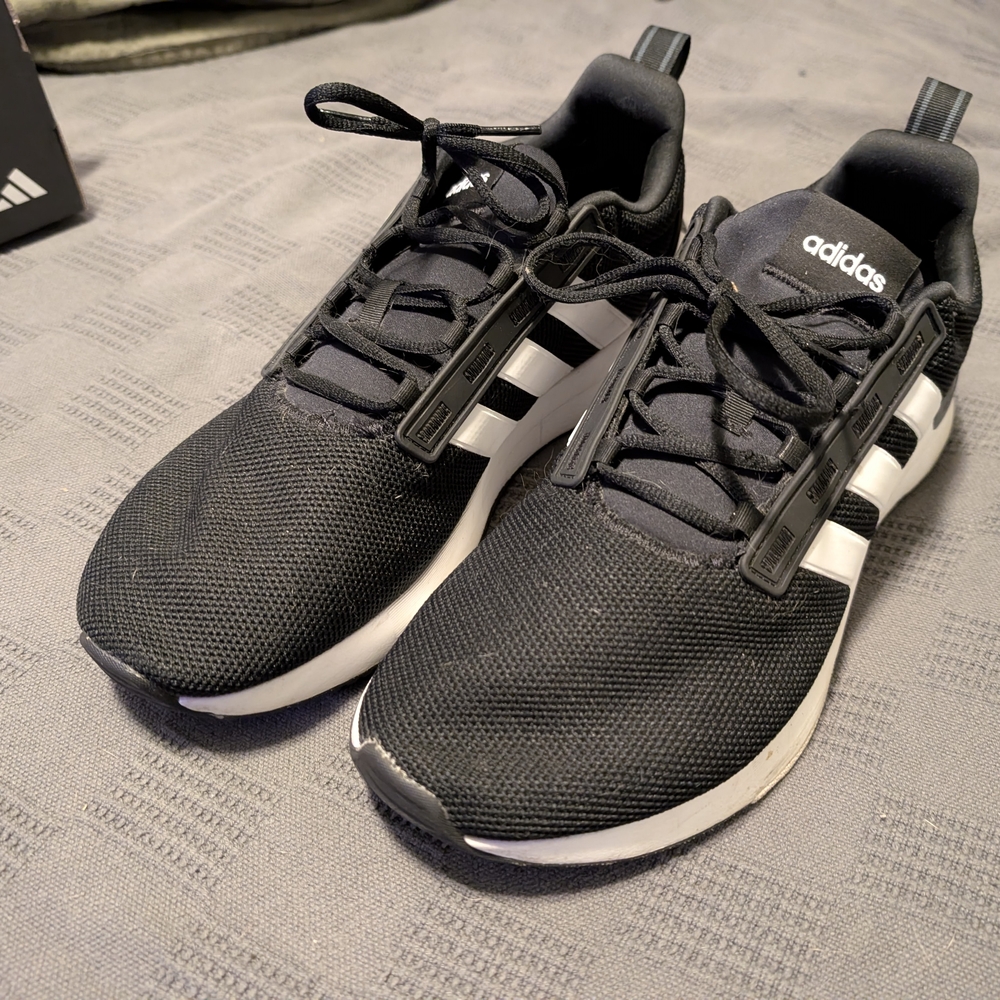Adidas Black and White Sneakers